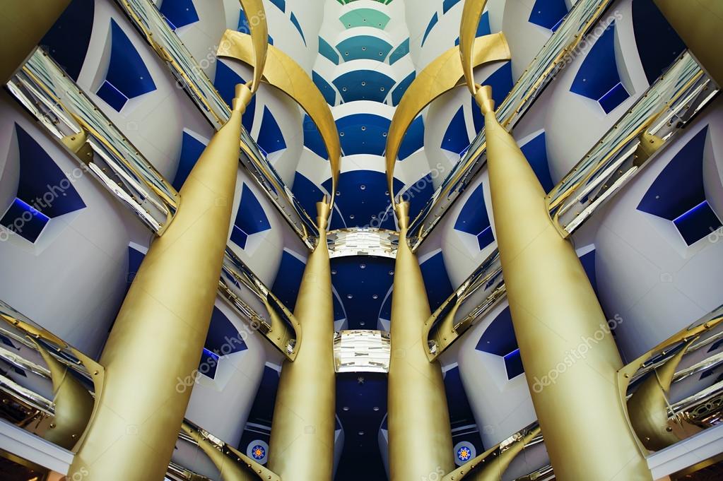 Gorgeous Interior Of Burj Al Arab Stock Photo C Jackq