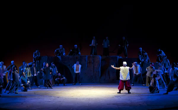Kina opera skådespelare uppträda på — Stockfoto
