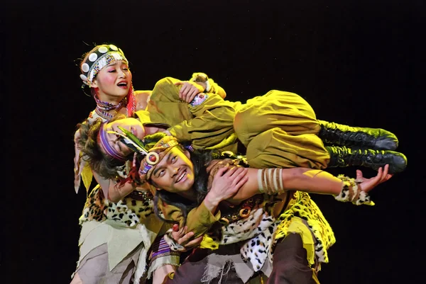 Chinese folk dance — Stock Photo, Image