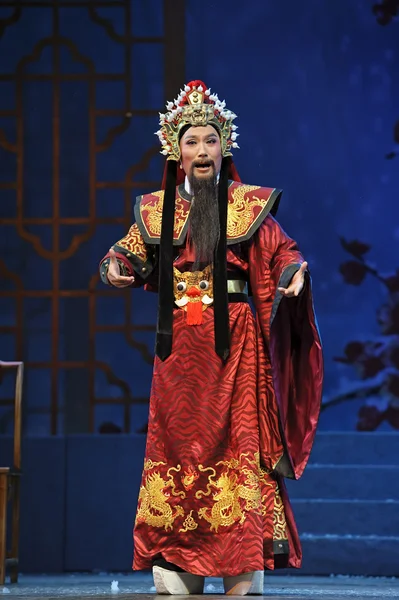 Chinesischer traditioneller Opernschauspieler mit theatralischem Kostüm — Stockfoto