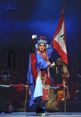 Çince Geleneksel opera aktör tiyatro kostüm