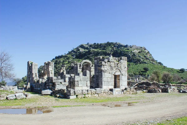 Ancienne Ville Kaunos Dalyan Turquie — Photo