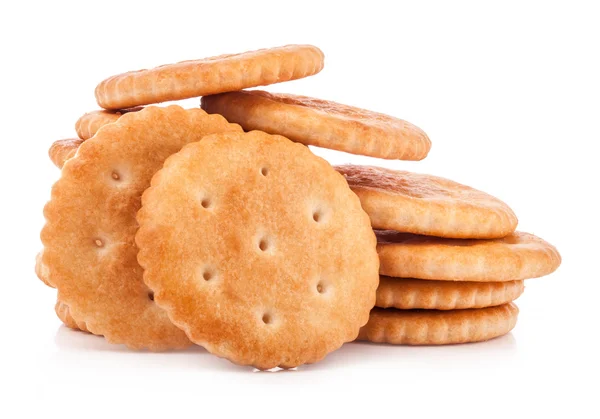 Ronde crackers — Stockfoto