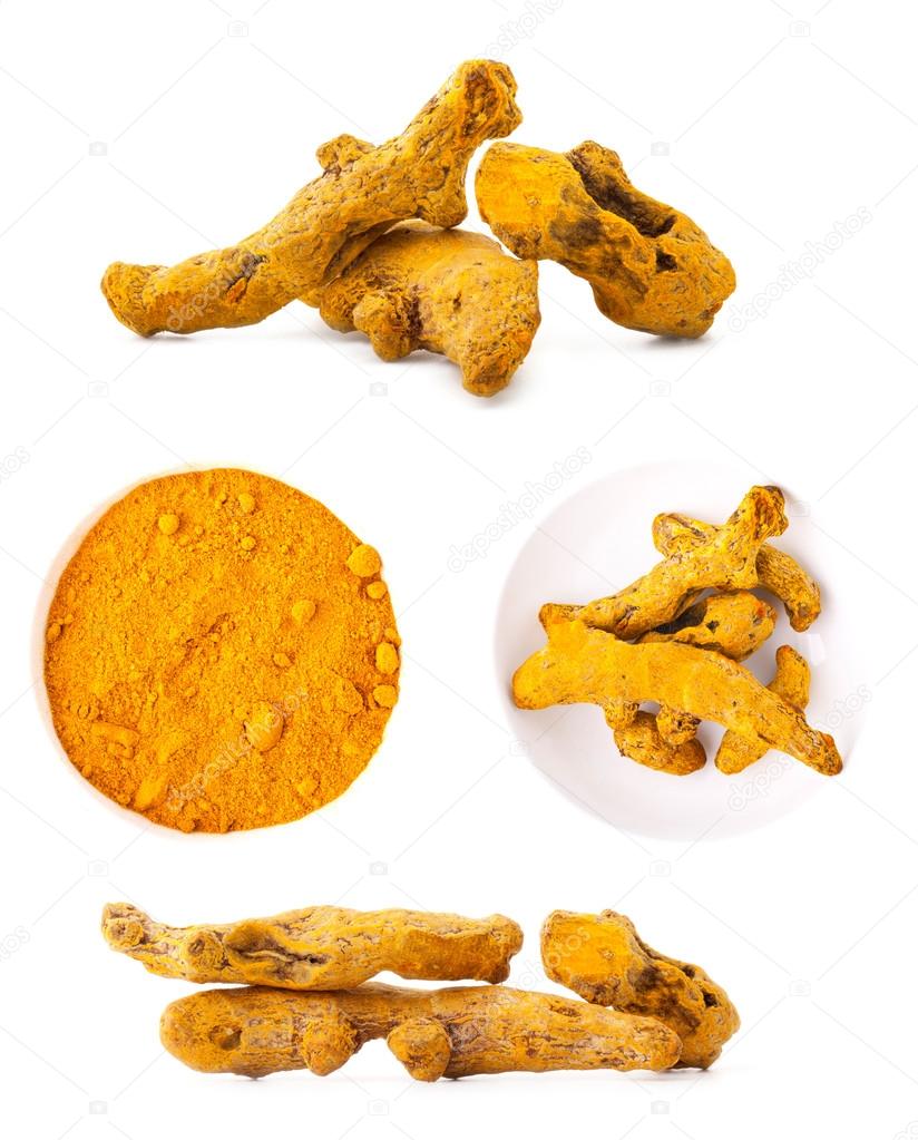 Collections of Turmeric root