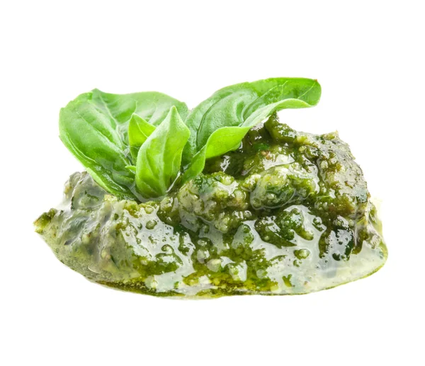 Pesto Genovese e basilico — Foto Stock