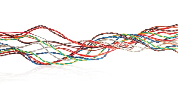 Vícebarevné kabel — Stock fotografie