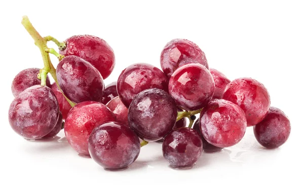 Red grape isolated on white — Stock Photo, Image