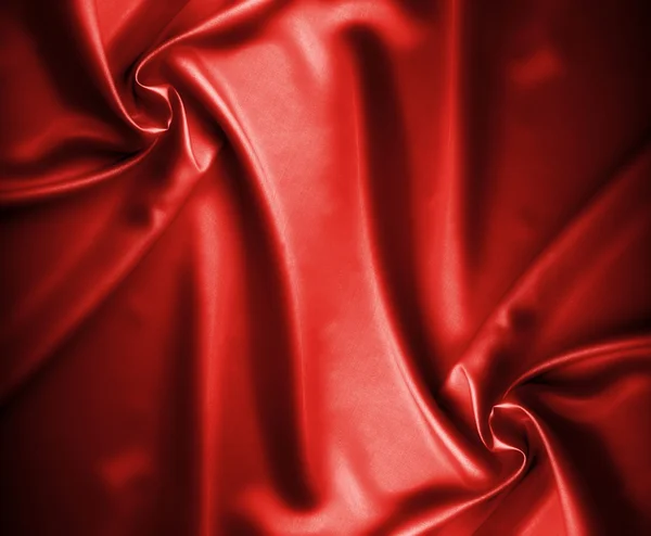 Red satin texture, brocade — Stock Photo, Image