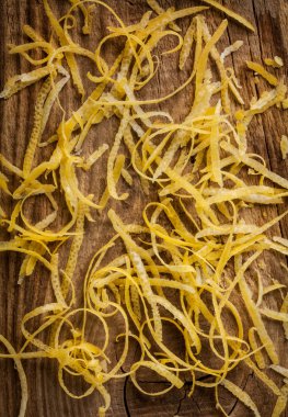 limon lezzet ahşap tahta üzerinde