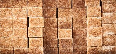 kahverengi şeker cubes