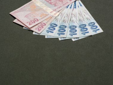 Türk Lirası dokulu yüzeye 100 ve 200 lira kaynak sağladı