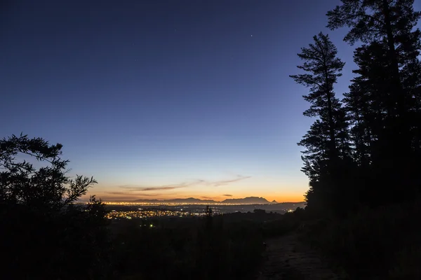 Mesa montanha noite — Fotografia de Stock