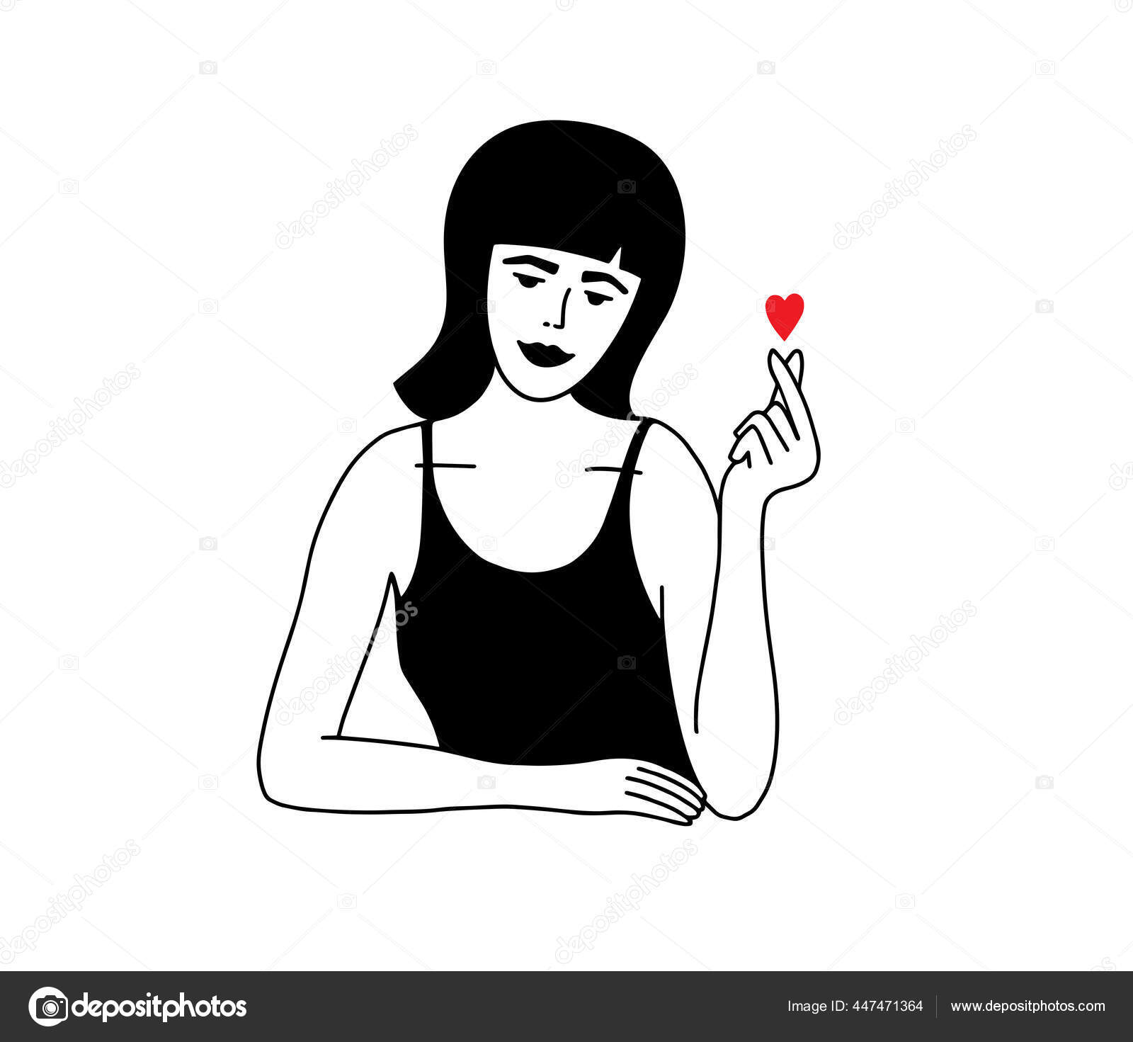 若い女性の指を作るジェスチャー小さな赤い心 愛の手のサインを示すかわいい女の子 ミニハートアイコンとミニマルな女性の肖像画 セルフケア ボディプラス バレンタインデーベクトルイラスト ストックベクター C Olgastrelnikova 若い女性の指を作るジェスチャー小さな赤い心 愛の手のサインを示すかわいい女の子 ミニハートアイコンとミニマルな女性の肖像画 セルフケア ボディプラス バレンタインデーベクトルイラスト ストックベクター C Olgastrelnikova