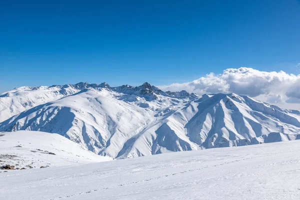 Temporada Invierno Gulmarg Una Ciudad Una Estación Montaña Popular Destino — Foto de Stock