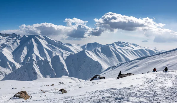 Stagione Invernale Gulmarg Una Città Una Stazione Collinare Una Popolare — Foto Stock