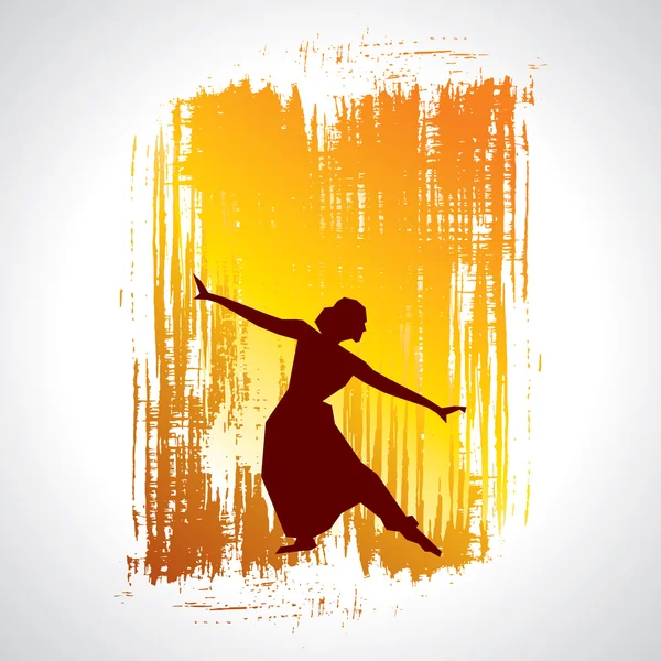 Indisk klassisk dansare — Stock vektor