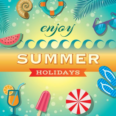 yaz tatili arka plan