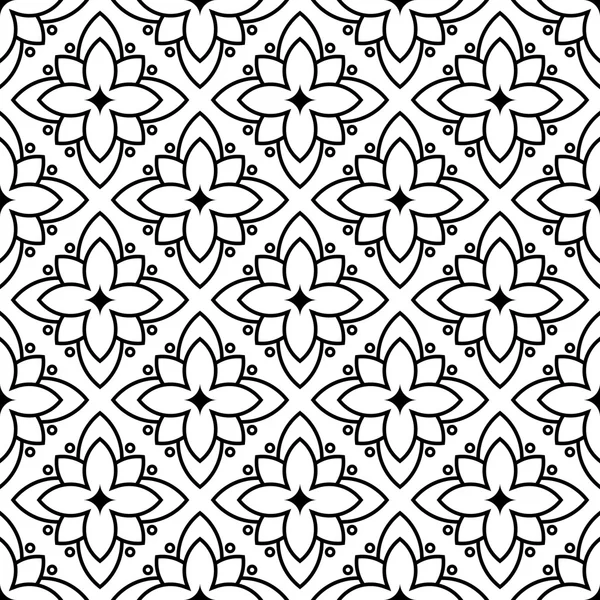 Seamless flowers pattern — Stock Vector