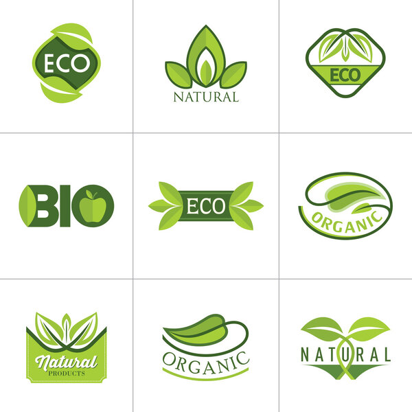 Set of ecology icons