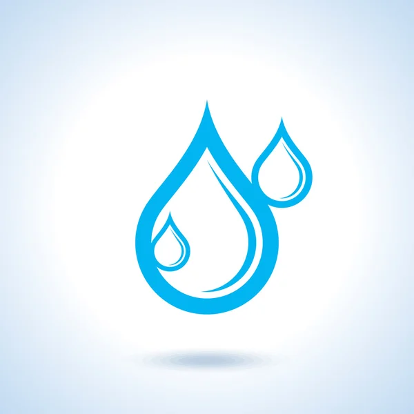 Wassertröpfchendesign — Stockvektor