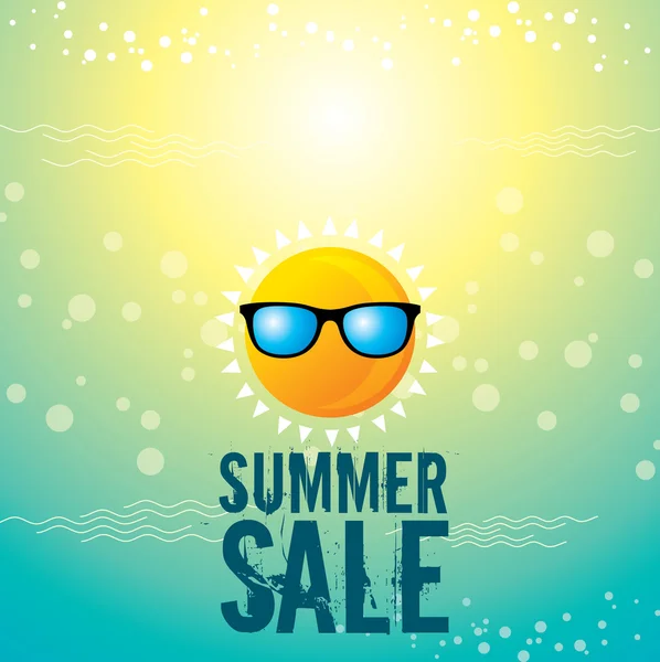 Summer sale template — Stock Vector