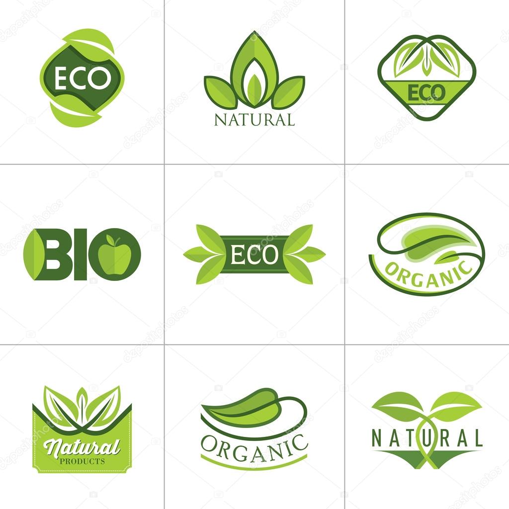 Set of ecology icons