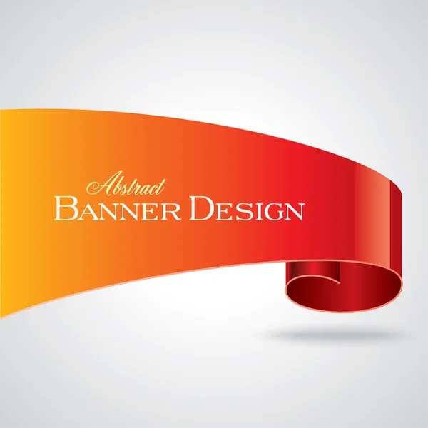 Buntes Werbebanner-Design — Stockvektor