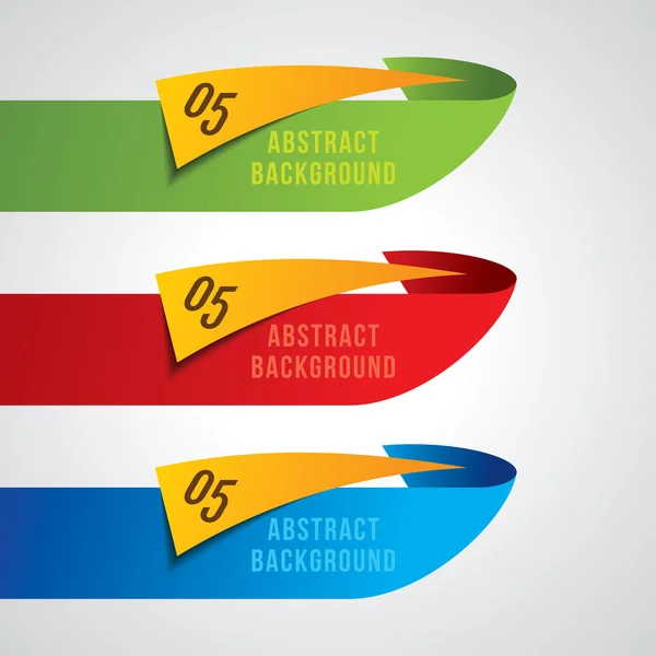 Design banner promozionale colorato — Vettoriale Stock