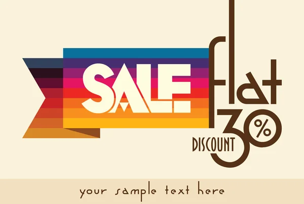 Sale shopping background — Stock Vector