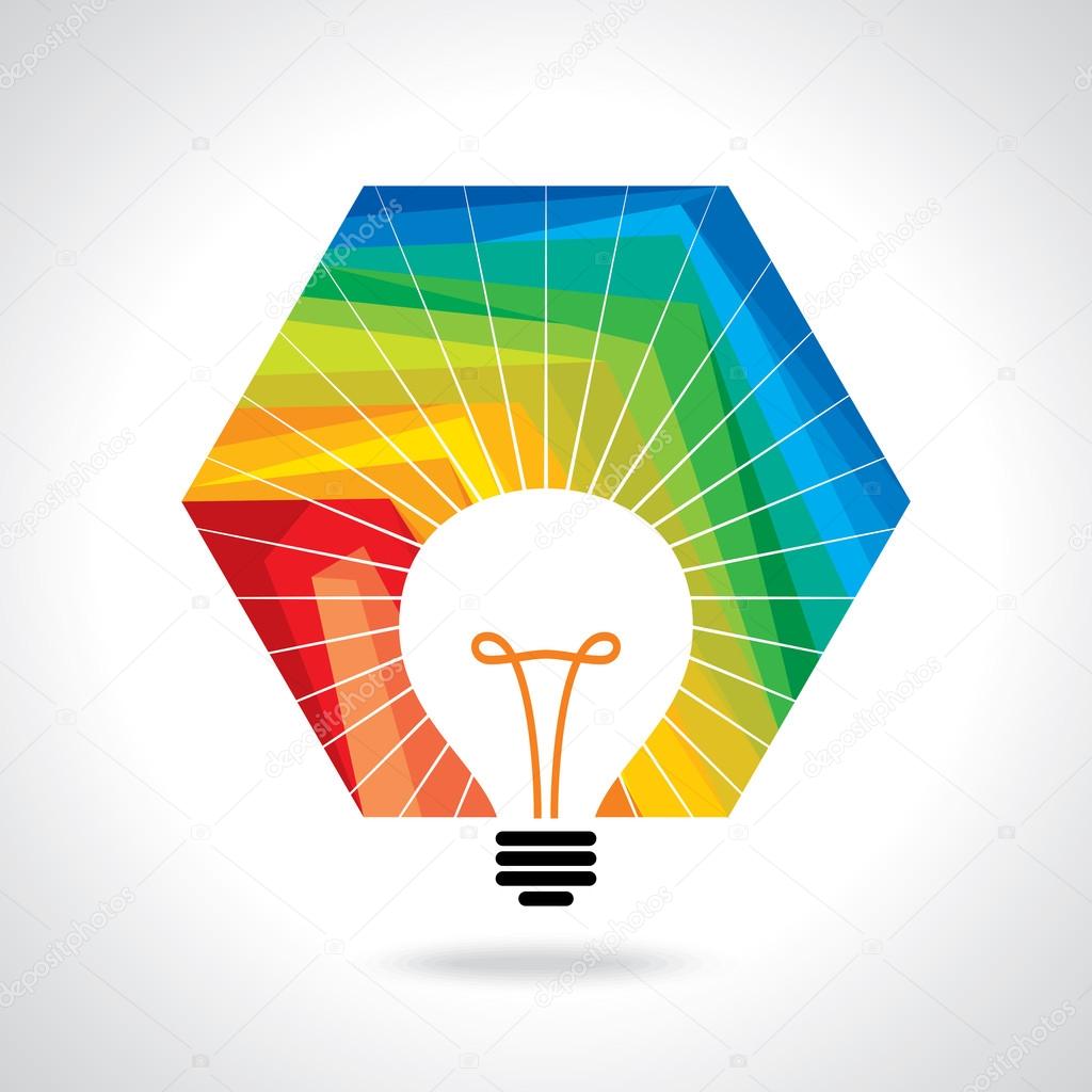 creative idea light bulb