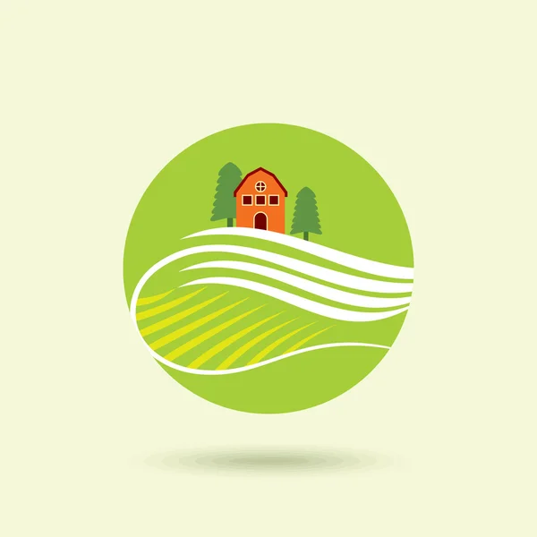 House Logo design template — Stock Vector