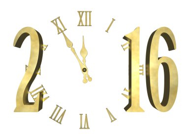 Yeni yıl 2016 - izole kavramı