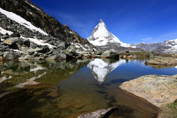 İsviçre - Zermatt - Matterhorn — Stok fotoğraf