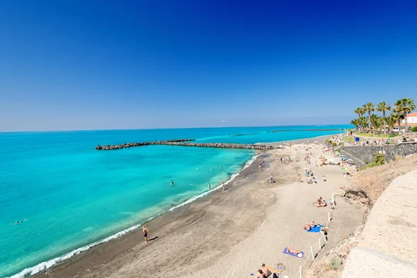 Vista sulla spiaggia di Tenerife — Foto Stock