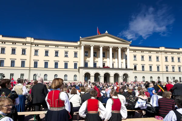 Den norske grundlovsdag - Stock-foto