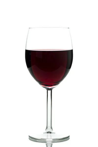 Bardakta kırmızı şarap. — Stok fotoğraf