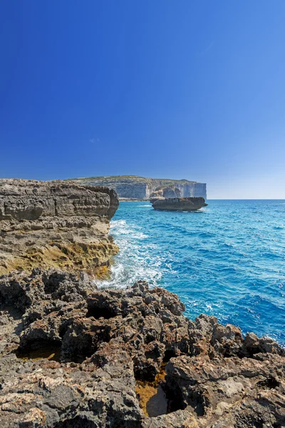 Azure pencere yakınındaki kıyı şeridi — Stok fotoğraf