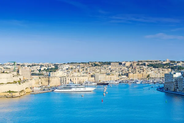 Prachtige skyline van Valletta — Stockfoto
