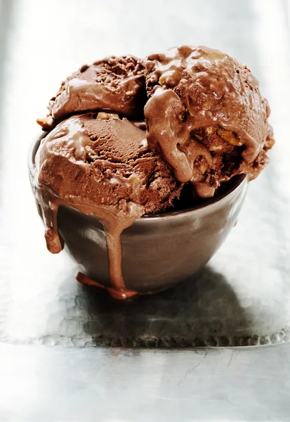 Helado de chocolate — Foto de Stock