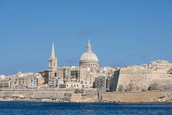 Panoramę miasta Valletta — Zdjęcie stockowe