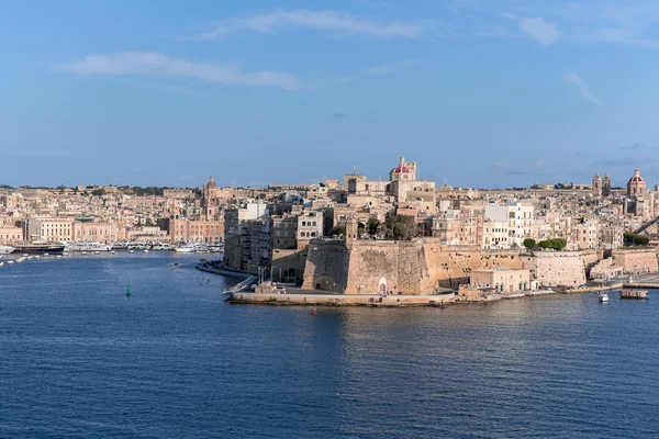 Φρούριο Αγίου Angelo δεσπόζει το μεγάλο λιμάνι της Βαλέτα — Φωτογραφία Αρχείου