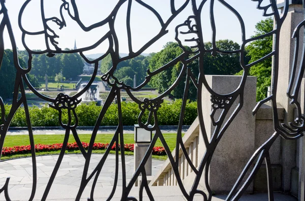 Gate at Frogner Park in Oslo — Stock Photo, Image