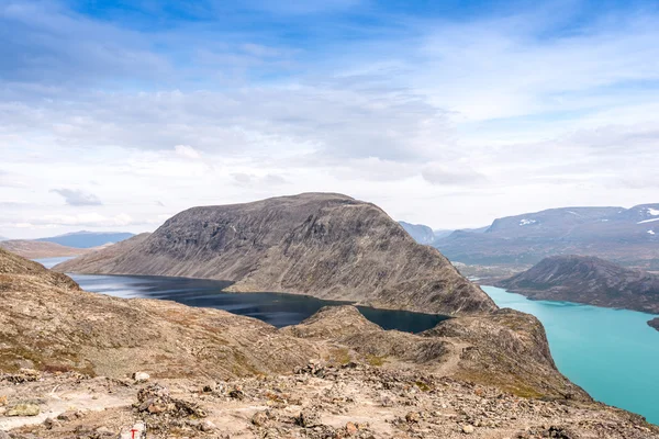 Lagos de montaña en Noruega — Foto de Stock