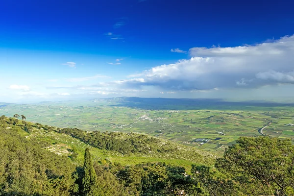 Panoramaudsigt dale - Stock-foto