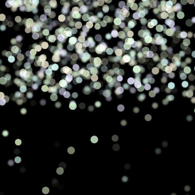 siyah ışıkları bokeh