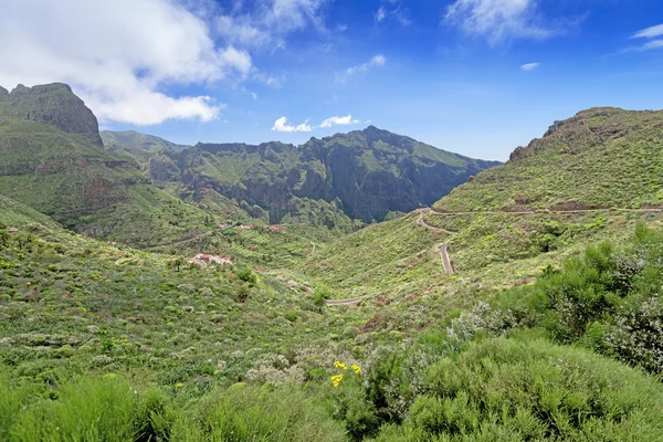 Straße in den Bergen, Mallorca, Spanien — Stockfoto