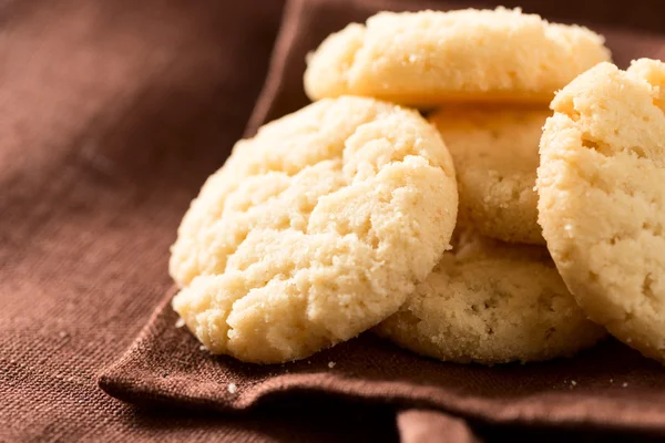 Cookies on napkin close up — Stock Photo, Image