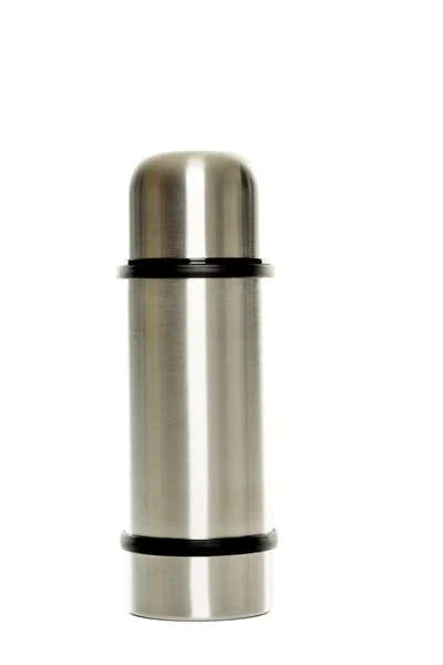 Thermo flask on white background — Stock Photo, Image