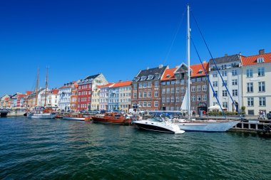 Nyhavn chanel Kopenhag Danimarka