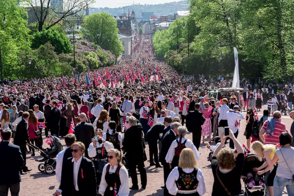 День Конституции Норвегии — стоковое фото